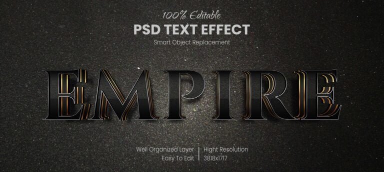 40 Luxury & Cartoon Photoshop Text Effects – Golden & Comic Styles